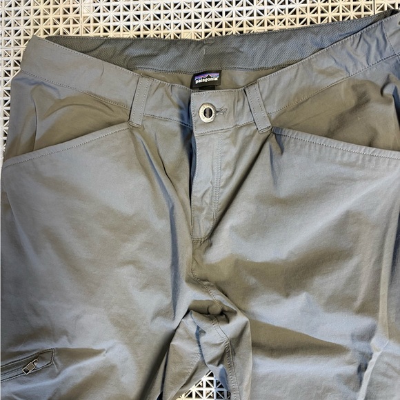 Patagonia Women’s Cargo Trail Hiking Walking Pants in Gray w/Drawstring - Picture 3 of 9